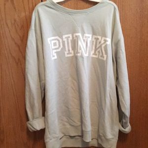 Pink oversized sweatshirt